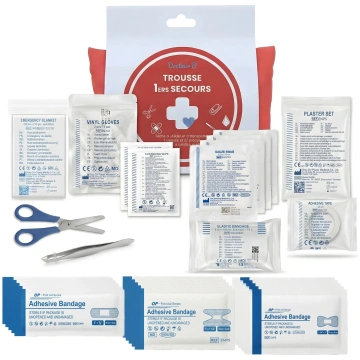 Docteur B - Compact First Aid Kit (27 pieces) Doct