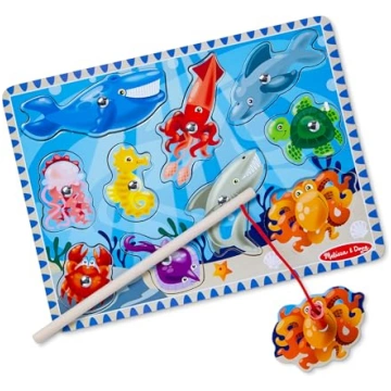 Melissa Doug - Fishing Magnetic Puzzle Game 10 Pcs