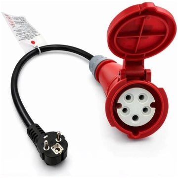 Adapteris Reach CEE 16A 400V to 220V Schuko