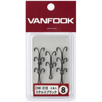 Āķi divžuburu Vanfook Double Hook Medium DW-31B