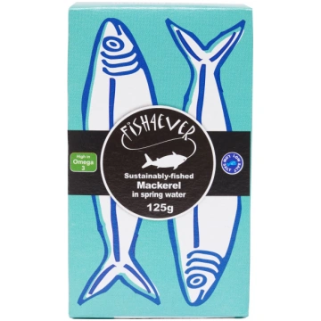 Fish4ever skumbrijas fileja savā sulā, 125g