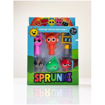 Mini SPRUNKI figūriņu komplekts, 6 gabali