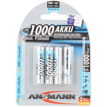 Baterijas Ansmann, AAA