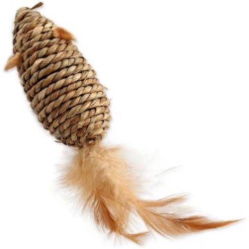 Magic Cat Toy Mouse Sea Grass With Feathers kaķu r