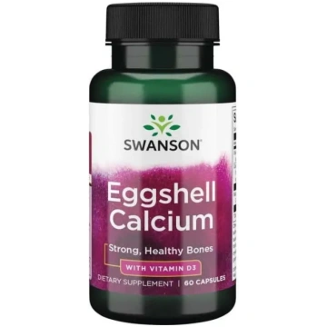 Olu čaumalu kalcijs ar D3 vitamīnu, 60 kapsulas Sw