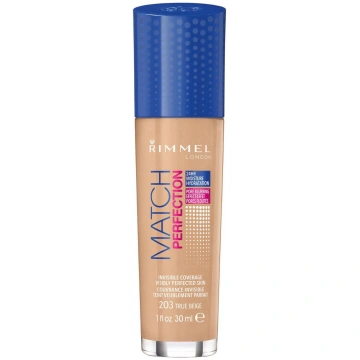 Šķidrā grima bāze Rimmel London Match Perfection S
