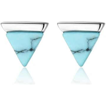 Trinity Turquoise Studs CZCITY