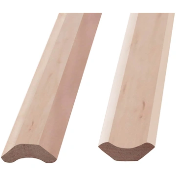 Iekšējā stūra līste pirts apdarei 2300x30x11mm mel