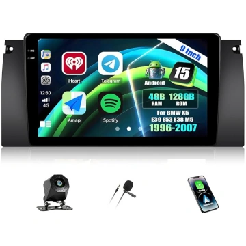 CAMECHO 4+128G 9 collu Android 15 auto radio BMW X