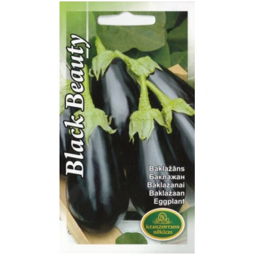 Baklažāni Black Beauty sēklas 0,2gr Kurzemes sēkla