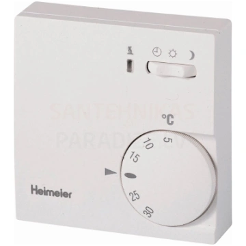 Heimeier istabas termostats ar temperatūras pazemi