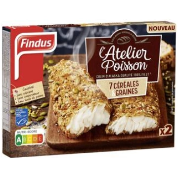 Saldēta mintaja fileja panējumā ar sēklām FINDUS 2