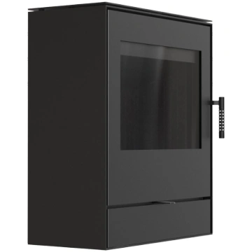 Piec stalowy koza ROLLO 2 PROSTY czarny termotec K