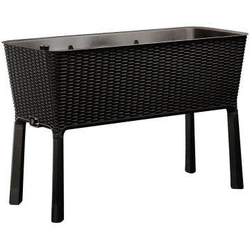 Puķu Kaste Keter Easy Grow Rattan, 114x49.3x75.7cm