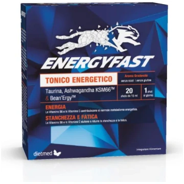 ENERGYFAST 20 x 15ML SHOTS Dietmed