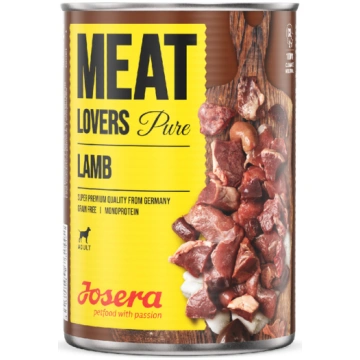 Mitrā barība (konservi) suņiem Josera Meat Lovers 