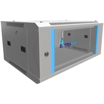 Extralink Rackmount cabinet 4U 600x450 Gray wall m