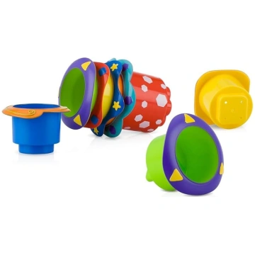 Nuby Splash Splash Stacking Cups 5 gabaliņu rotaļl