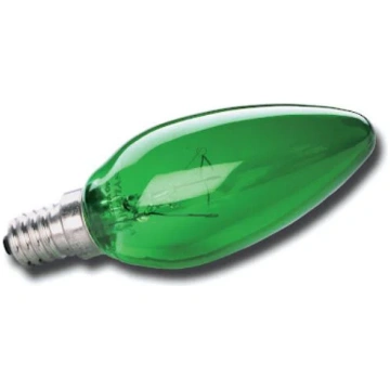 Spuldze Sylvania Kerzen 40W E14 zaļa