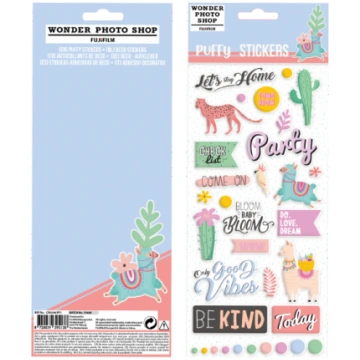 stikers, FUJIFILM, Fujifilm Puffy stickers LIFESTY
