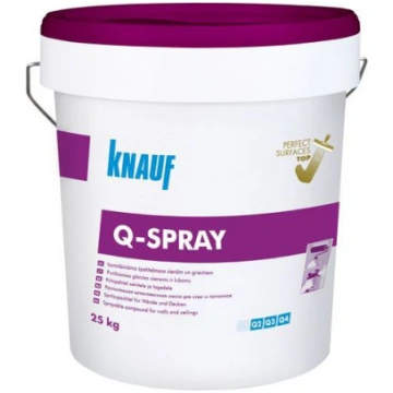 Špaktele KNAUF Q-Spray Balta 25KG