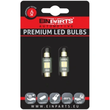 LED spuldzes C5W, 6000K, 9-16V EINPARTS
