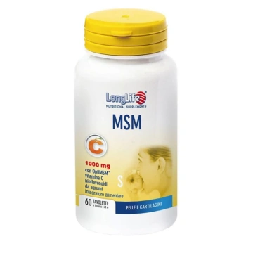 MSM 1000 mg Integratore Salute Capelli Unghie Anti
