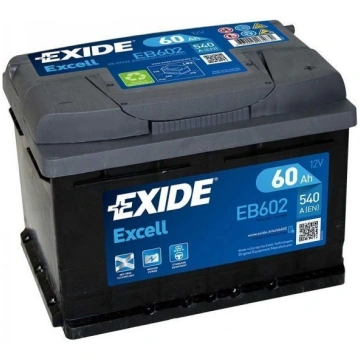 Akumulators EXIDE EB602 60 Ah 540 A
