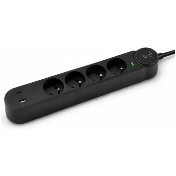 ART Extension cord 4 sockets + USB A + USB C FU915