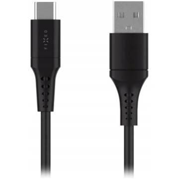 Kabel USB Fixed USB-A - USB-C 0.3 m Czarny (FIXDLS