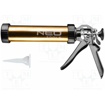 Dosing gun; for silicones; aluminium,steel; caulki