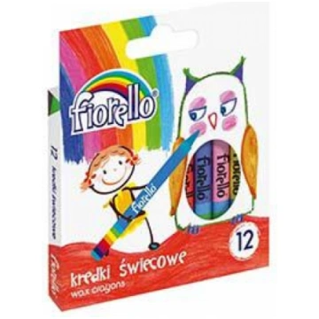 Krītiņi vaska 12 krāsas Fiorello (GR12)