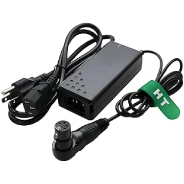 Taisnā leņķa XLR 4 kontaktu barošanas adapteris So