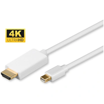 MicroConnect 4K Mini Displayport to HDMI Cable 3m 