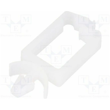 Snap handle; polyamide; natural; Cable P-clips | W