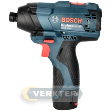 Triecienatslēga Bosch GDR 120-LI; 12 V; 2x2,0 Ah a
