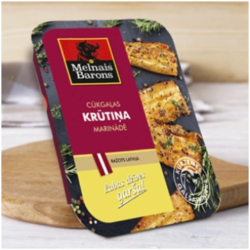 KRŪTIŅA CŪKGAĻAS MARINĀDĒ MELNAIS BARONS 450G KGS