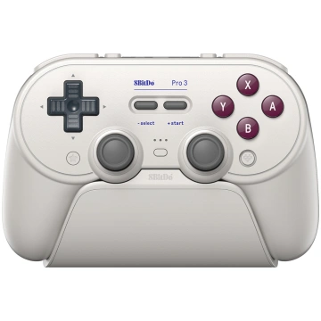 8Bitdo - Pro 3 Bluetooth Gamepad G Classic - Grey 