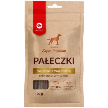 Gardums suņiem Maced Super Premium Beef sticks Wit