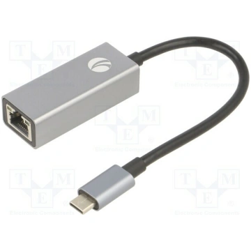 USB to Ethernet adapter; RJ45 socket,USB C plug; U