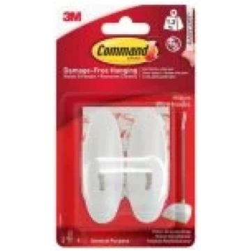 3M COMMAND MEDIUM NAIL HOOK 17068-CEE 2 HO Seifs 0