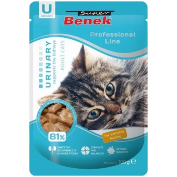 Konservi Super Benek Pouch kaķiem Urinary gabaliņi