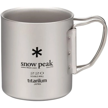 „Snow Peak“ titāna dubultās sienas krūze 220 MG-05