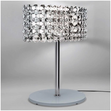 Eleganta kristāla galda lampa BACCARAT caurspīdīga