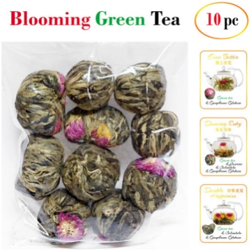 Blooming tea - Ziedošā tēja - Izlase - 10 gab. (Bu