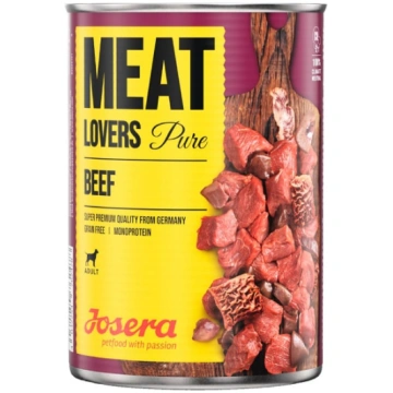 Josera Meat Lovers Pure Beef monoproteīna konservi