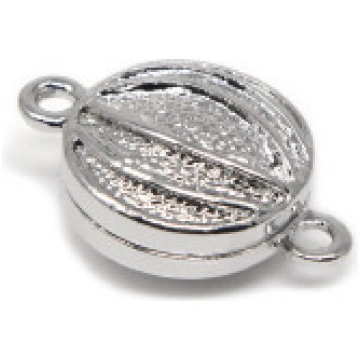 Magnetic Bracelet Clasp Large Silver Pumpkin Neody