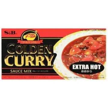 S+B Japan Golden Curry extra hot 220 g/ S+B Japāna