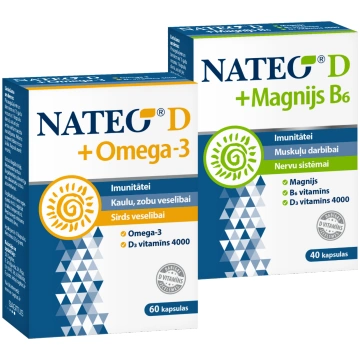 Komplekts vecākiem | Dabisks D vitamīns no NATEO