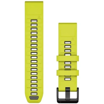 GARMIN QuickFit Band 22mm, Amp Yellow/Graphite Sil